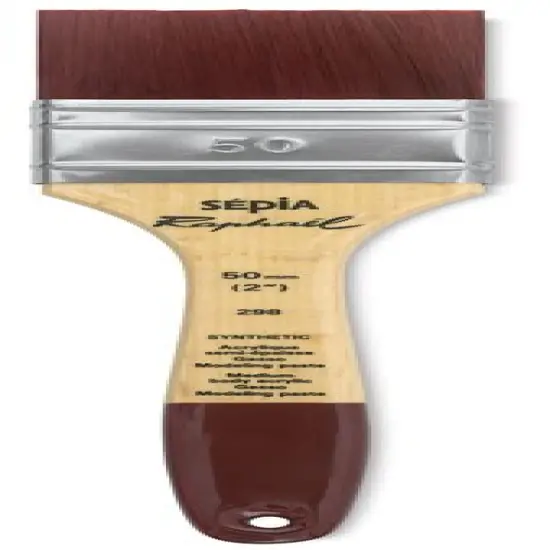 Raphael Sepia Flat Brush - Mixed Media Flat, Size 50 {1}