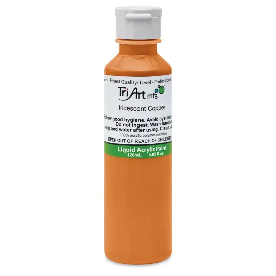 Tri-Art Liquid Artist Acrylics - Iridescent Copper, 120 ml bottle {1}