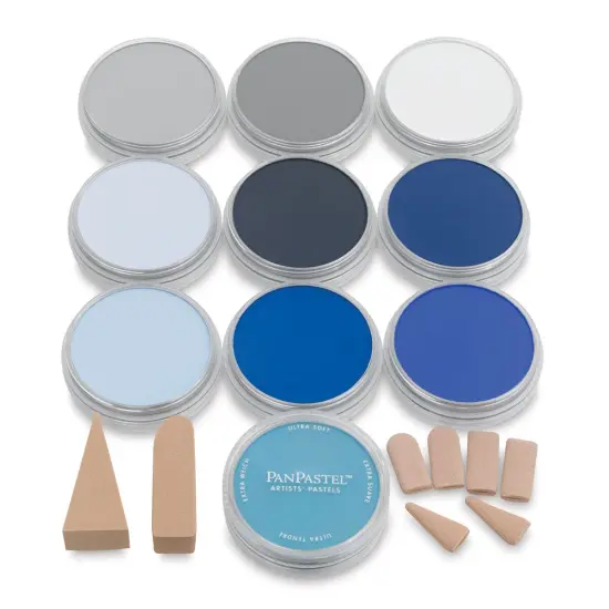 PanPastel Artists&rsquo; Painting Pastels Set - Seascape Colors, Set of 10 {1}