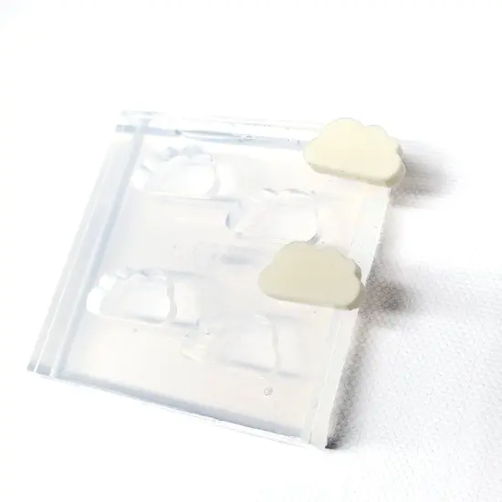 Cloud Stud Silicone Mold(B12) {2}