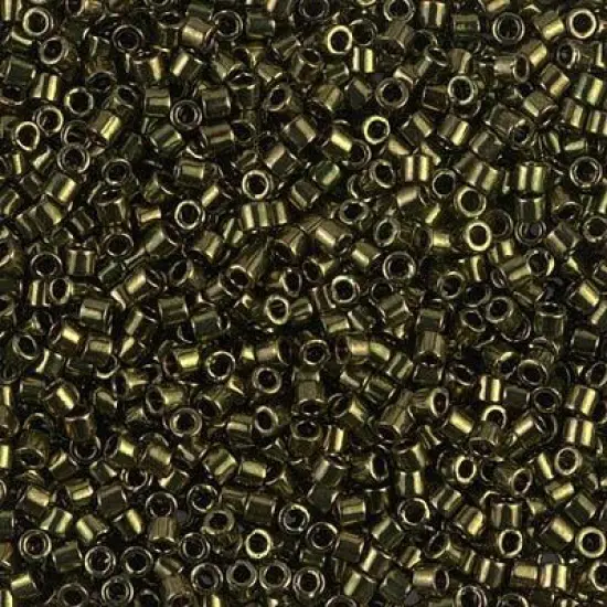 Miyuki Delica Bead 10/0, DBM0011, Metallic Olive {1}