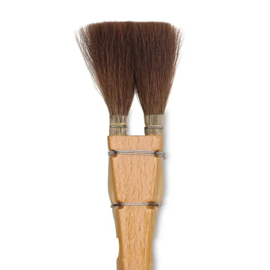 Da Vinci Double Squirrel Brush - Square-Edged, Size 1.5 {1}