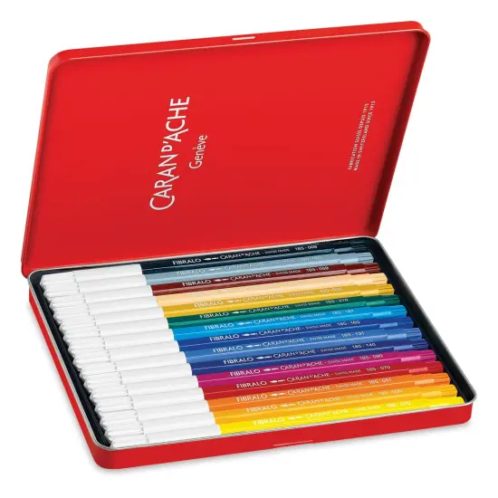 Caran d'Ache Fibralo Marker Set - Assorted Colors, Set of 15 {2}
