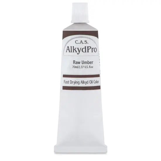 CAS AlkydPro Fast-Drying Alkyd Oil Color - Raw Umber, 70 ml tube {1}