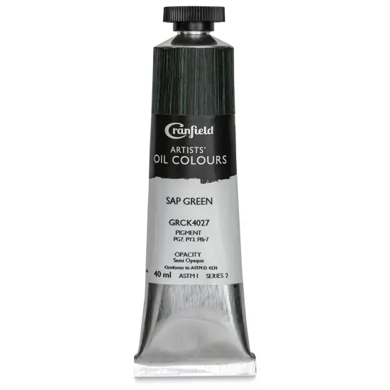 Cranfield Artists' Oils - Sap Green, 40 ml, Tube {1}