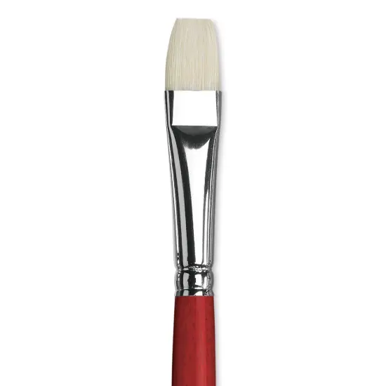 Da Vinci Maestro 2 Hog Bristle Brush - Bright, Long Handle, Size 8 {1}