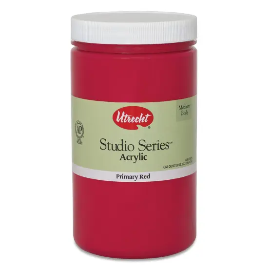 Utrecht Studio Series Acrylic Paint - Primary Red, Quart {1}