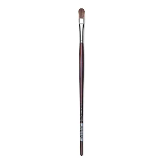 Da Vinci Grigio Synthetic Brush - Filbert, Long Handle, Size 12 {1}