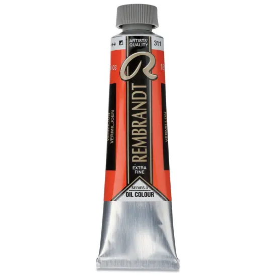 Rembrandt Artists' Oil Color - Vermilion, 40 ml tube {1}