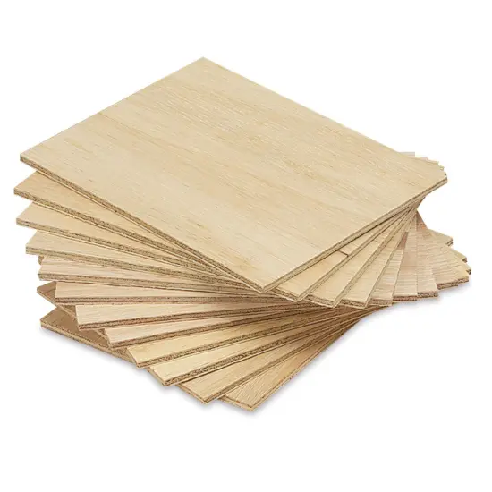 Wood Blocks - 12 Pieces, 12" x 16", White {1}