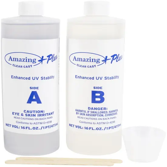 Alumilite Amazing Clear Cast Plus Epoxy Kit-32oz {2}