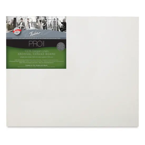 Fredrix Pro Series Belgian Linen Board - 16" x 20" {1}