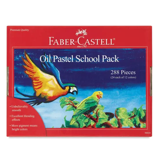 Faber-Castell Grip Oil Pastel Set - Assorted Colors, Classroom Pack, Set of 288 {2}