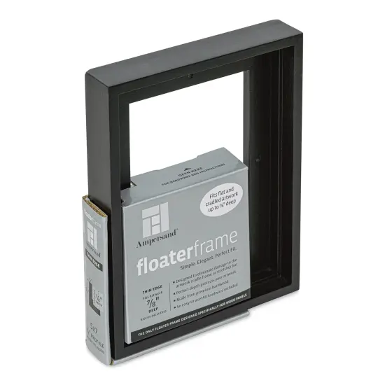 Ampersand Floaterframe - Thin, Black, 5" x 7", 7/8" {1}