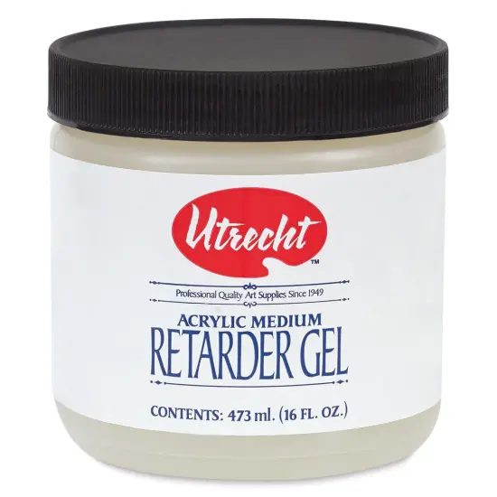 Utrecht Artists' Acrylic Retarder Gel Medium - 16 oz {2}