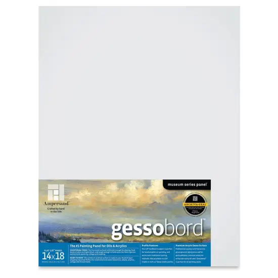 Ampersand Gessobord - 14" x 18", 1/8" Flat {1}