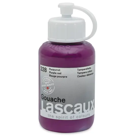Lascaux Acrylic Gouache - Purple Red, 85 ml bottle {1}