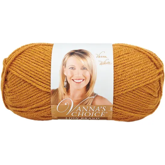 (6 Pack) Lion Brand Vanna's Choice Yarn - Honey {1}
