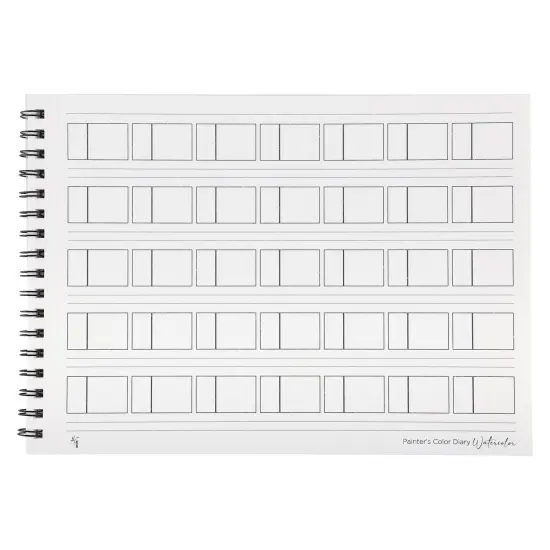 HG Art Concepts Painters Color Diary - 9x12" Spiral-Bound Acid-Free Color Swatch Book with 10 Pages for Watercolor & Mixed Media - Single {3}