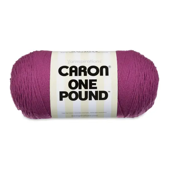 Caron One Pound Acrylic Yarn - 1 lb, 4-Ply, Purple {2}