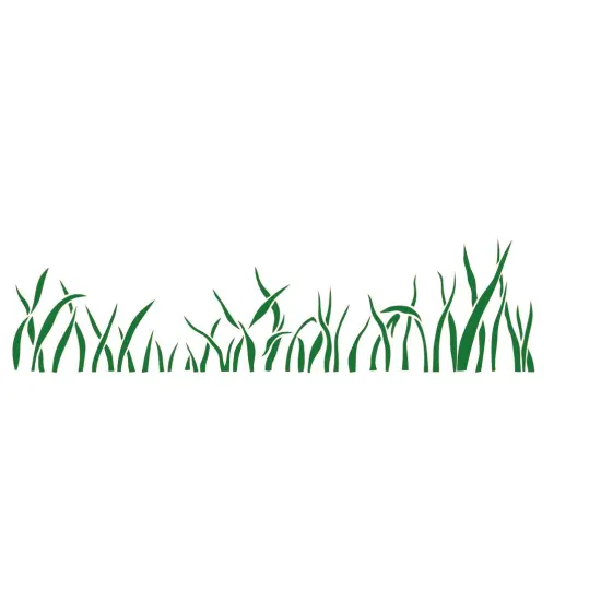 Medium Grass Wall Stencil | 2572 by Designer Stencils | Reusable Art Craft Stencils for Painting | {1}