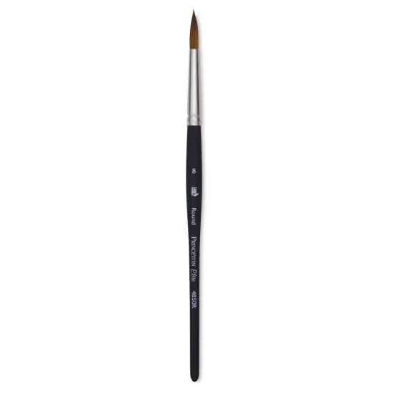Princeton Aqua Elite Series 4850 Synthetic Brush - Round, Size 8, Short Handle {1}