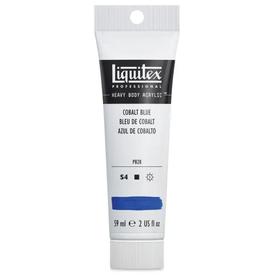 Liquitex Heavy Body Artist Acrylics - Cobalt Blue, 2 oz Tube {2}