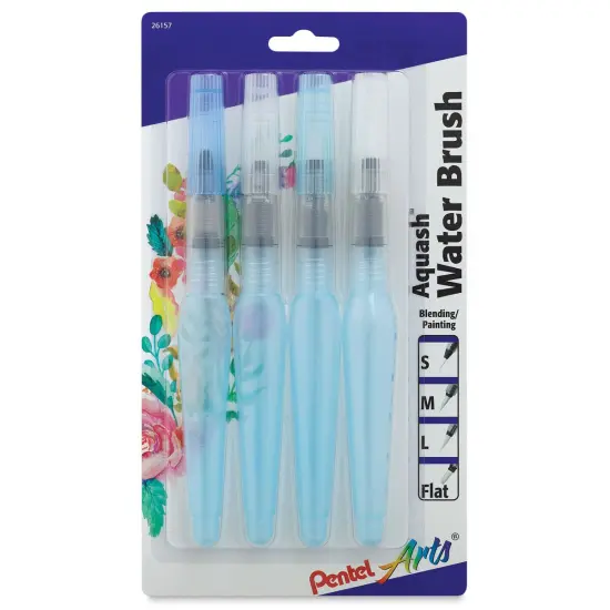 Pentel Aquash Water Brush - Set of 4 {2}