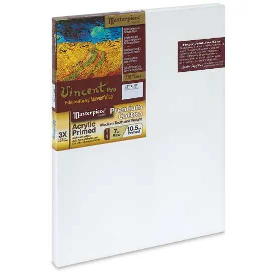 Masterpiece Vincent Pro Monterey 7/8" Profile Cotton Canvas - 12" x 16" {1}