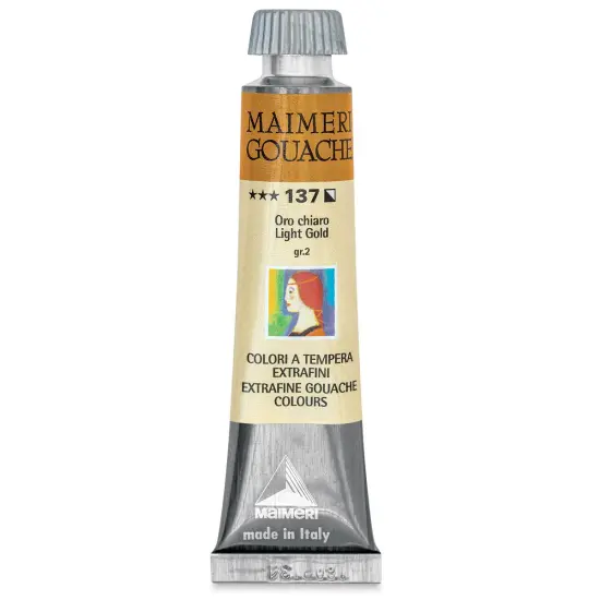 Maimeri Artist Gouache - Light Gold, 20 ml tube {1}