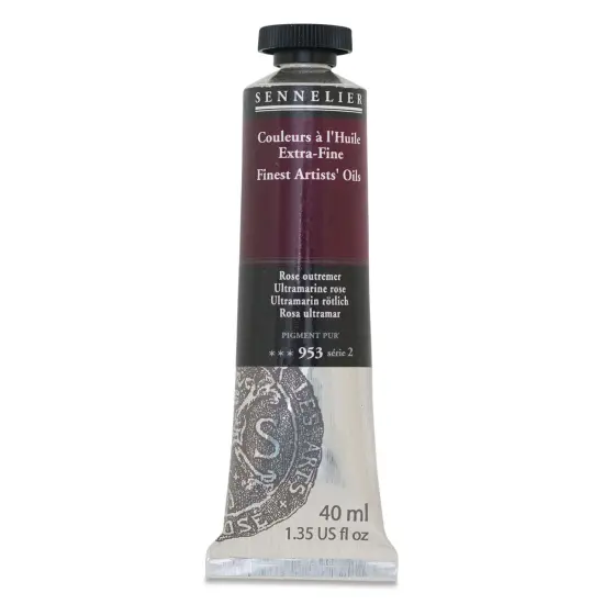 Sennelier Artists' Extra Fine Oil Paint - Ultramarine Rose, 40 ml tube {1}