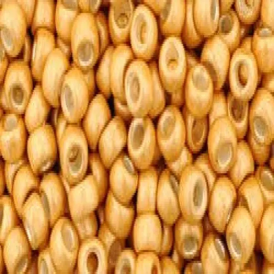 Toho 8/0 Round Japanese Seed Bead, TR8-557F, Matte Galvanized Gold {1}