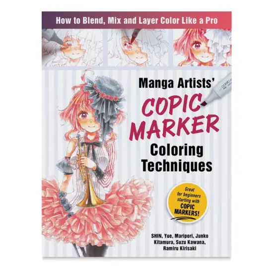 Manga Artists' Copic Marker Coloring Techniques {1}