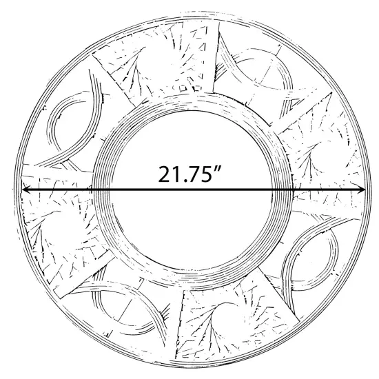 Creative Bamboo Hanging Wall Mirror Round Shape, Natural for Living Room, Dining Room or Playroom {4}