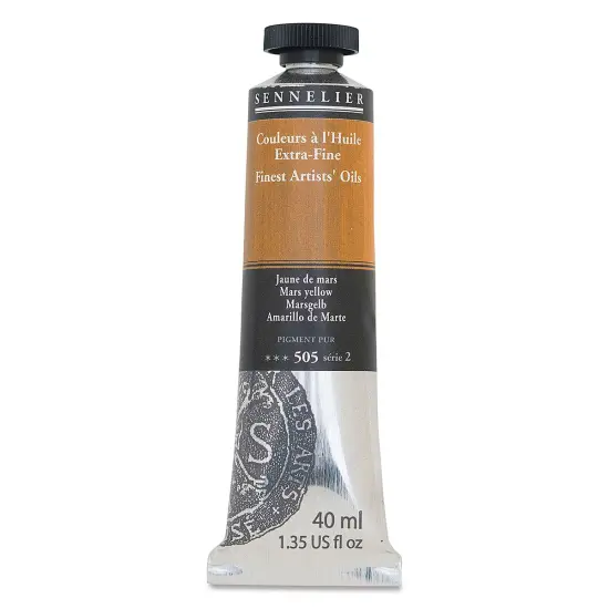 Sennelier Artists' Extra Fine Oil Paint - Mars Yellow, 40 ml tube {2}