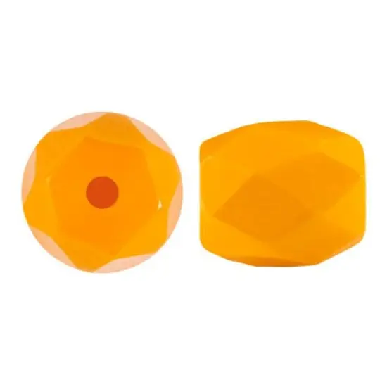 Baros Par Puca&reg; Czech glass bead, Frost Tangerine, 10 grams {1}