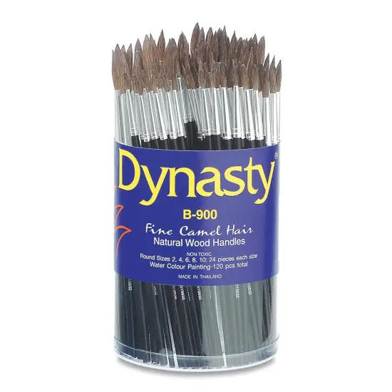 Dynasty Fine Camel Hair Brush Set - Canister of 120 {2}