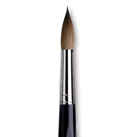 Da Vinci Maestro Kolinsky Brush - Long Tapered Round, Short Handle, Size 18 {1}
