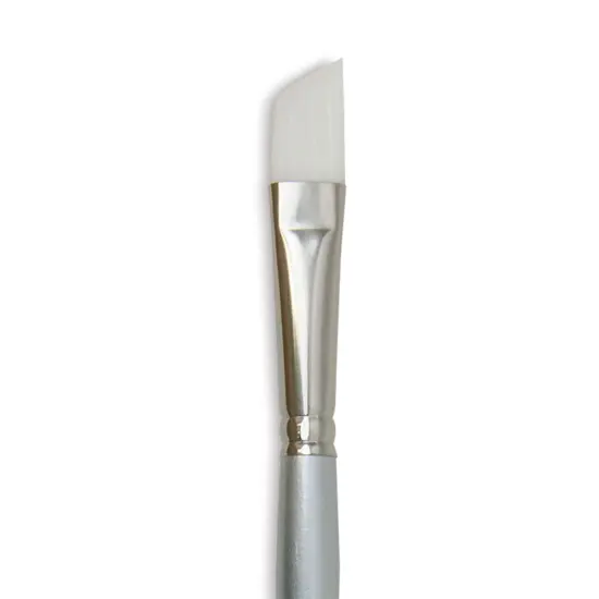 Silver Brush Silverwhite Synthetic Brush - Angular, Short Handle, 5/8" {1}