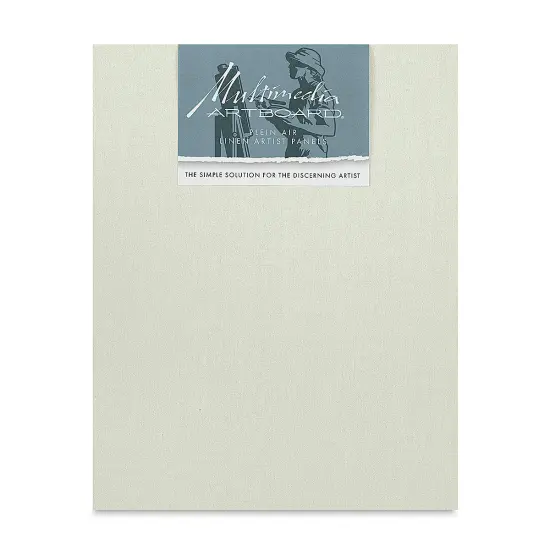 Multimedia Artboard Plein Air Claessens Linen Artist Panel - 11" x 14", 13 DP, Pkg of 3 {1}