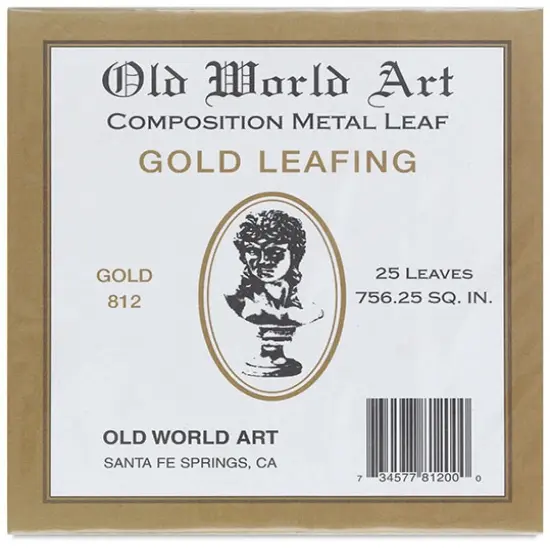Old World Art Leaf - 25 Sheets, Gold {1}