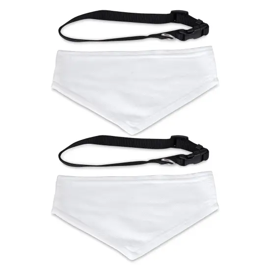 Craft Express Sublimation Printing Pet Product - Pet Scarf with Collar, Medium, Pkg of 2 {1}