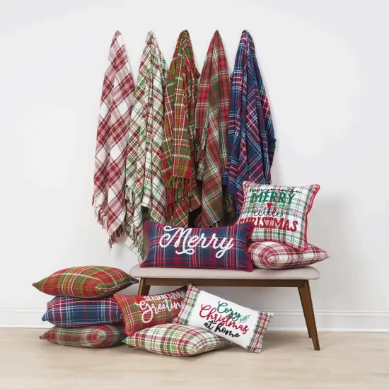 Fall Plaid Throws {2}