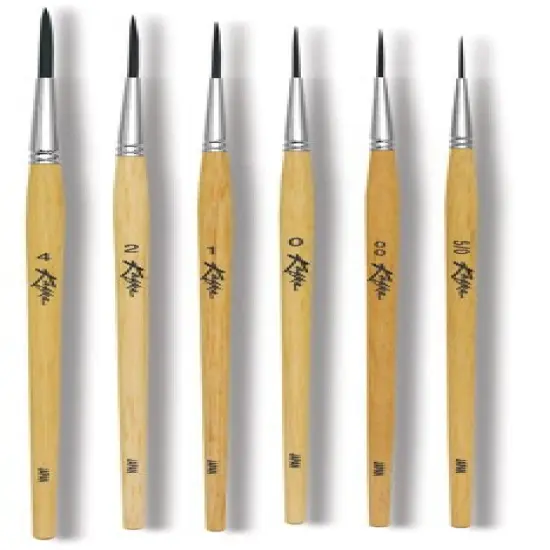 Kafka Design Scriptliner Brush Set - Set of 6 {2}