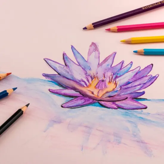 Pentel Arts Watercolor Pencil Set - Assorted Colors, 12-Pack {2}