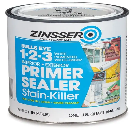 Bulls Eye 1-2-3 Latex Primer Sealer- Interior/Exterior, Quart {2}