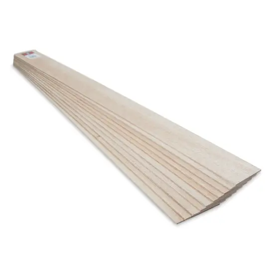 Midwest Products Balsa Wood Sheets - 10 Pieces, 1/8" x 3" x 36" {1}