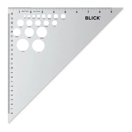 Blick Aluminum Triangles - 10", 45/90 {2}