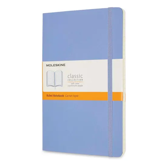 Moleskine Classic Soft Cover Notebook - Light Blue, Ruled, 8-1/4" x 5" {1}