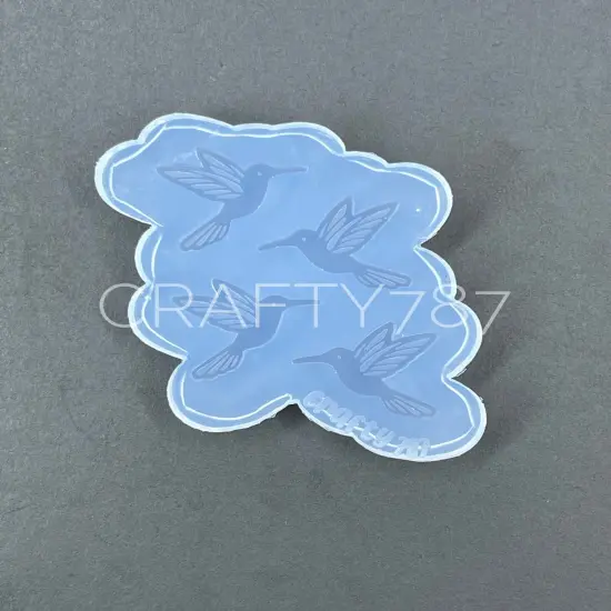 Hummingbird Stud Earring Silicone Mold Pica Flor (C11) {6}